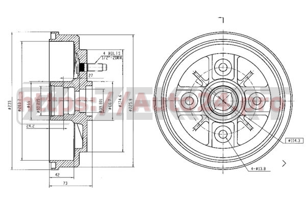 BS-5112 Zekkert для MITSUBISHI MB515996