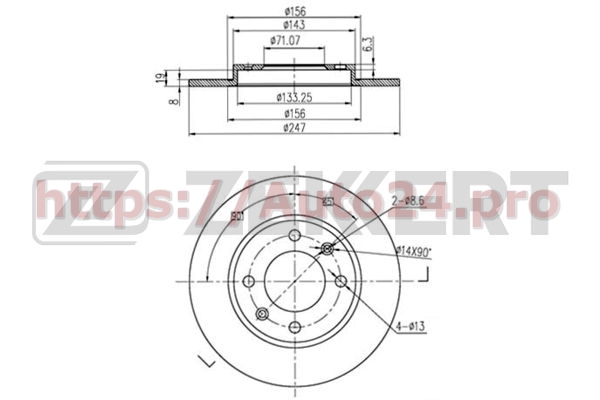 BS-5114 Zekkert для CITRO?NPEUGEOT E169115
