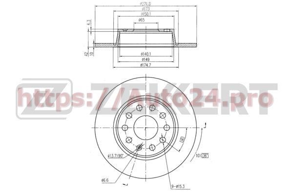 BS-5116 Zekkert для VAG 6R0615601
