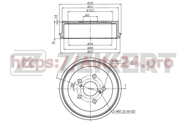 BS-5122 Zekkert для TOYOTA 4243105010