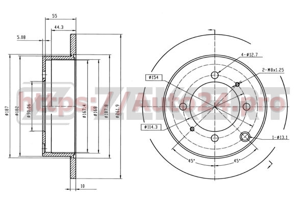 BS-5140 Zekkert для HYUNDAI 58411M2050DS