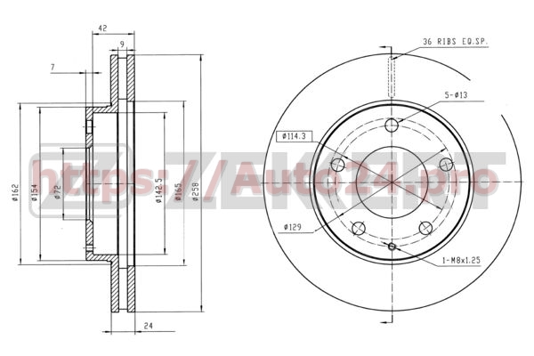 BS-5149 Zekkert для MAZDA GA5Y3325XA