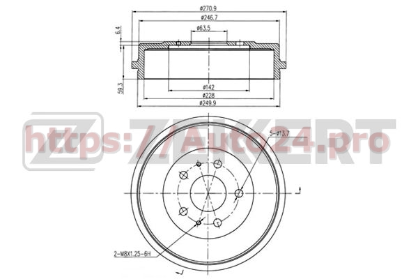 BS-5186 Zekkert для FORD 1743443