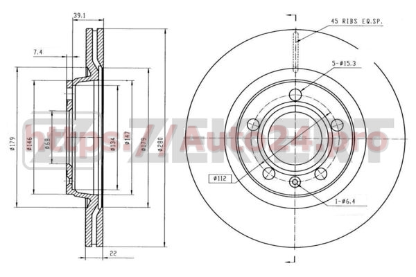 BS-5195 Zekkert для VAG 8E0615301D