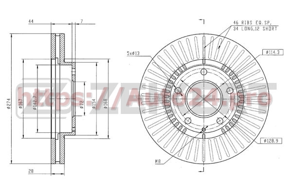 BS-5218 Zekkert для MAZDA T0023325XA