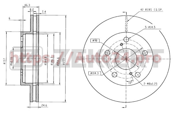 BS-5219 Zekkert для DODGE 4351228060