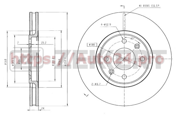 BS-5229 Zekkert для CITRO?NPEUGEOT 4246L9