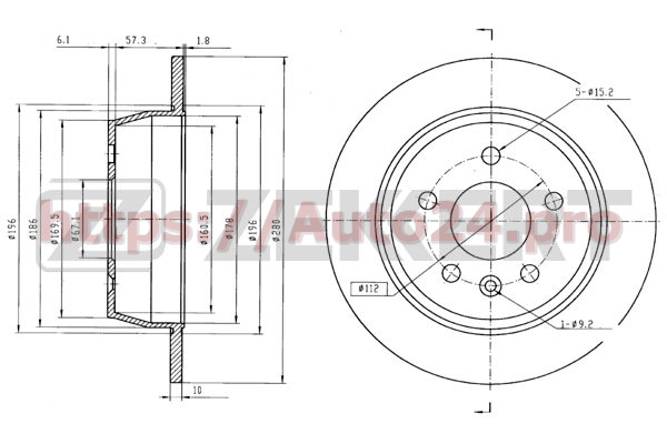 BS-5239 Zekkert для MERCEDES BENZ 6384230112