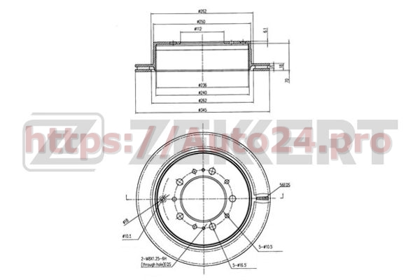 BS-5244 Zekkert для LEXUS 4243160290