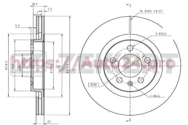 BS-5251 Zekkert для VAG 1J0615301E