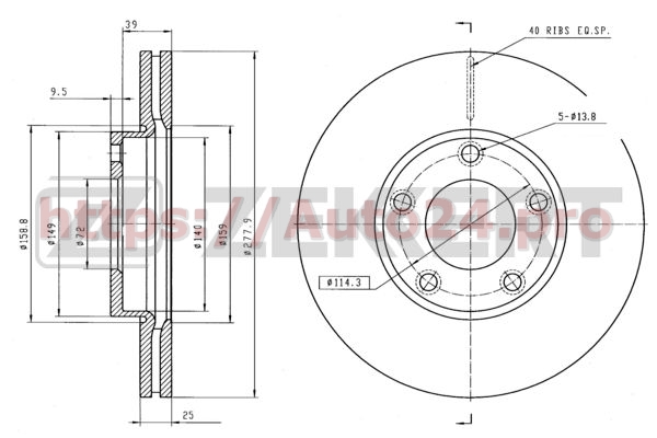 BS-5252 Zekkert для MAZDA BP4Y3325XC