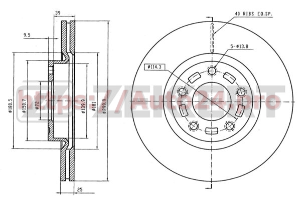 BS-5253 Zekkert для MAZDA BP6Y3325XE