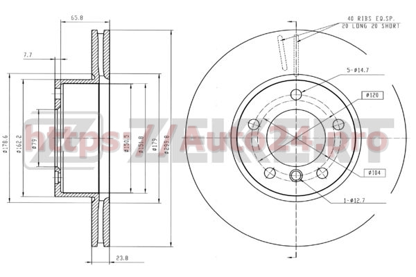 BS-5258 Zekkert для BMW 34116854998