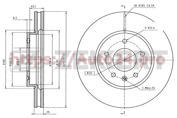 BS-5268 Zekkert для VAUXHALL 4808848