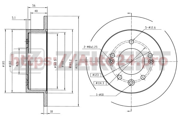 BS-5271 Zekkert для HYUNDAI 584112H300