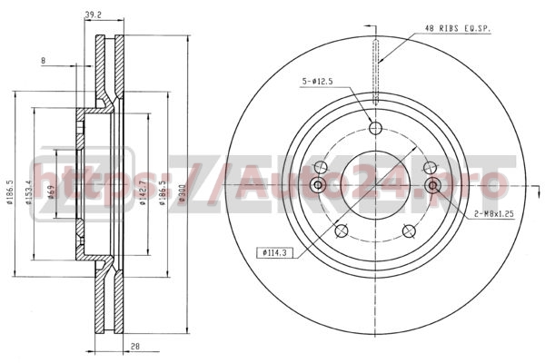 BS-5274 Zekkert для HYUNDAI 517123K150