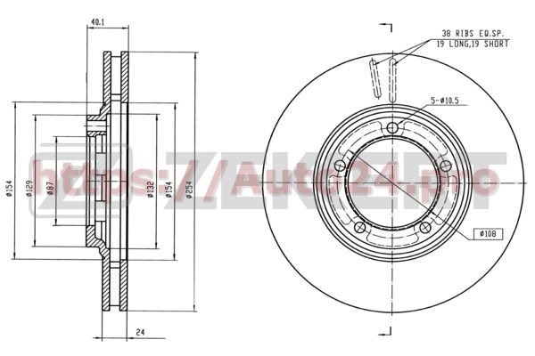 BS-5281 Zekkert для MITSUBISHI MB895464