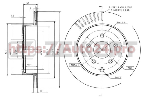 BS-5287 Zekkert для NISSAN 43206CK000