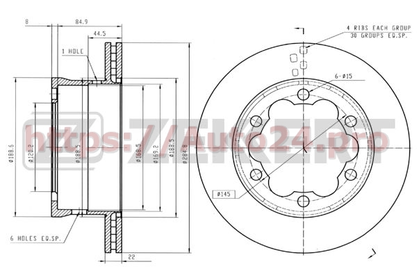 BS-5290 Zekkert для MERCEDES BENZ 9044230112