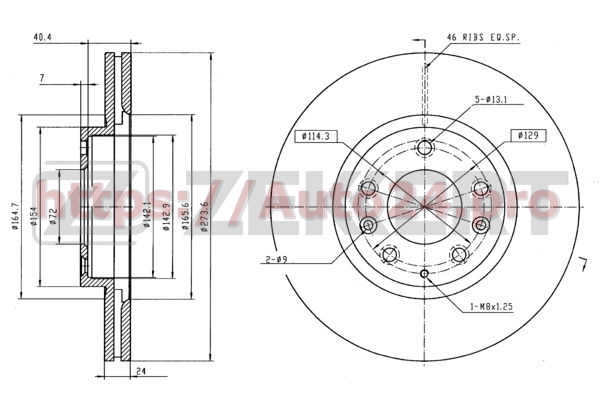 BS-5313 Zekkert для MAZDA G25Y3325XA