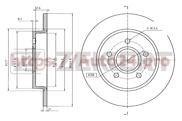 BS-5314 Zekkert для FORD 1223543