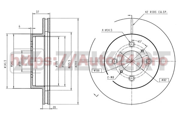 BS-5318 Zekkert для TOYOTA 4351217130