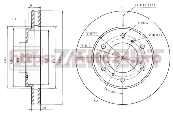 BS-5321 Zekkert для MITSUBISHI 4615A002T