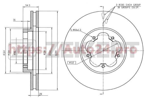 BS-5328 Zekkert для FORD 6C111125BB