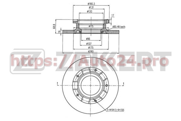 BS-5329 Zekkert для FORD 1371421