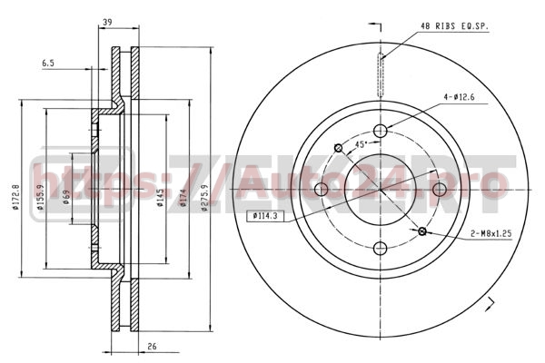 BS-5332 Zekkert для MITSUBISHI MR510742