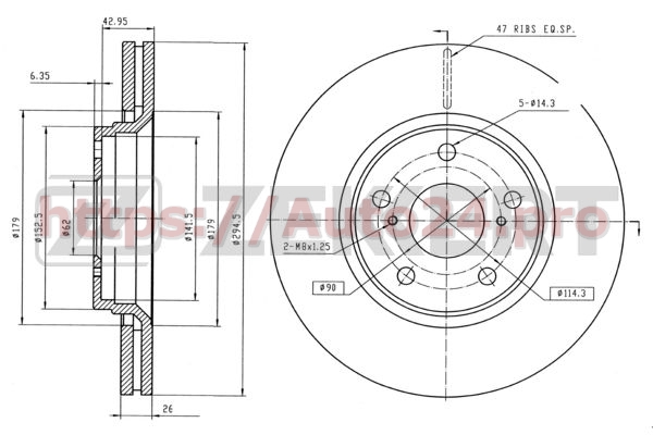 BS-5340 Zekkert для TOYOTA 435120F030