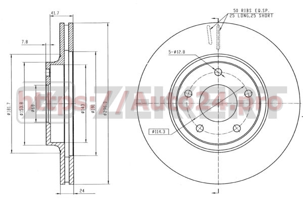 BS-5345 Zekkert для NISSAN 402069W000
