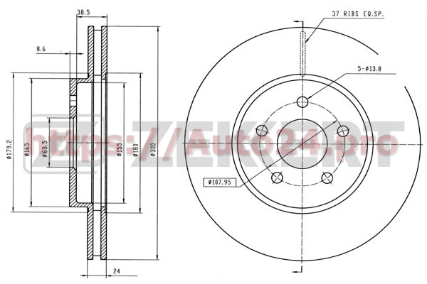 BS-5361 Zekkert для FORD 1376118