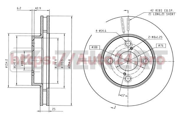 BS-5379 Zekkert для TOYOTA 4351202071