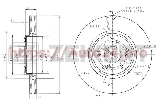 BS-5396 Zekkert для HONDA 45251SEAE30