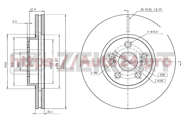 BS-5397 Zekkert для TOYOTA 4351205040