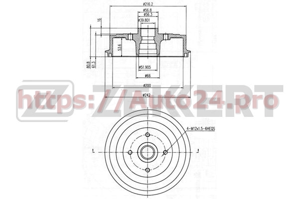 BS-5412 Zekkert для DAEWOO 96193771