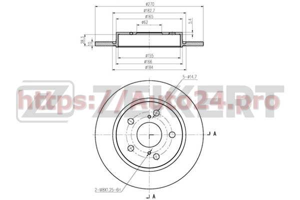 BS-5419 Zekkert для TOYOTA 4243112280