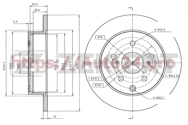 BS-5422 Zekkert для TOYOTA 4243142060