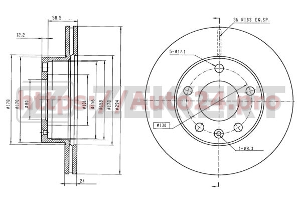 BS-5423 Zekkert для LDV 545110027