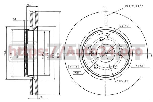 BS-5432 Zekkert для HONDA 45251T1EG00