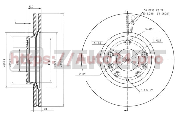 BS-5436 Zekkert для MAZDA L2063325X