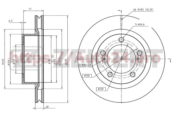 BS-5440 Zekkert для LEXUS 4351260180