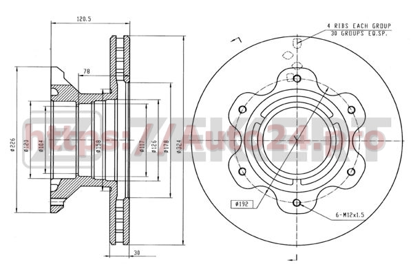 BS-5445 Zekkert для MERCEDES-BENZ 6684230512