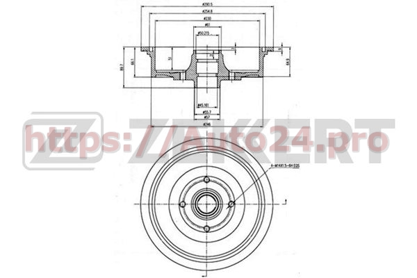 BS-5452 Zekkert для VAG 443501615A