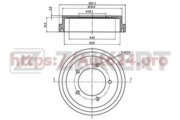 BS-5453 Zekkert для SUZUKI 4351167D01