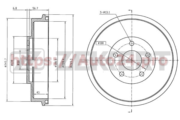 BS-5459 Zekkert для SUBARU 26340AA010