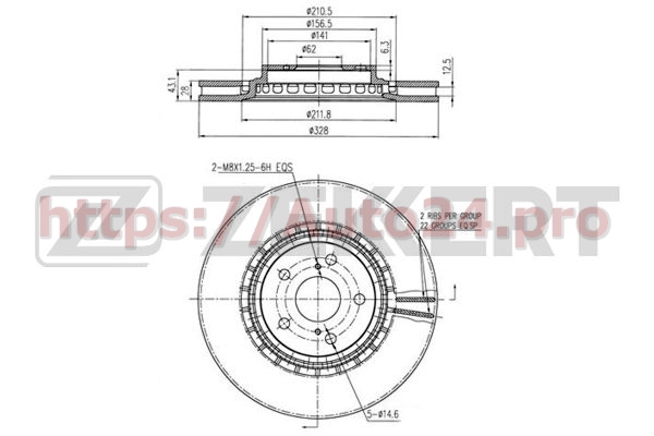 BS-5460 Zekkert для TOYOTA 435120E030