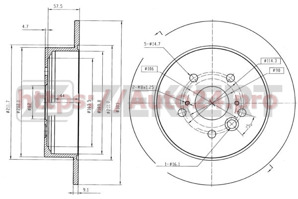 BS-5472 Zekkert для CHERY T116GN3502075