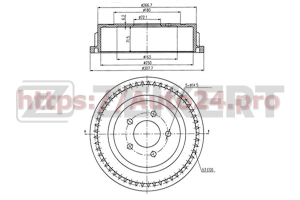 BS-5484 Zekkert для DODGE 4683664